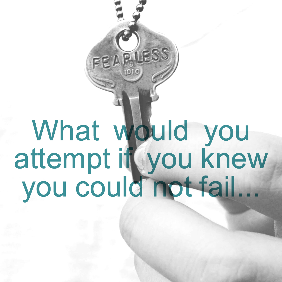 fearless dark square quote